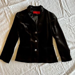 Tamara Mellon black velvet blazer